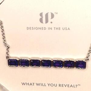 Bomb Party Dark Purple Topaz The Quiet Between Threads Necklace